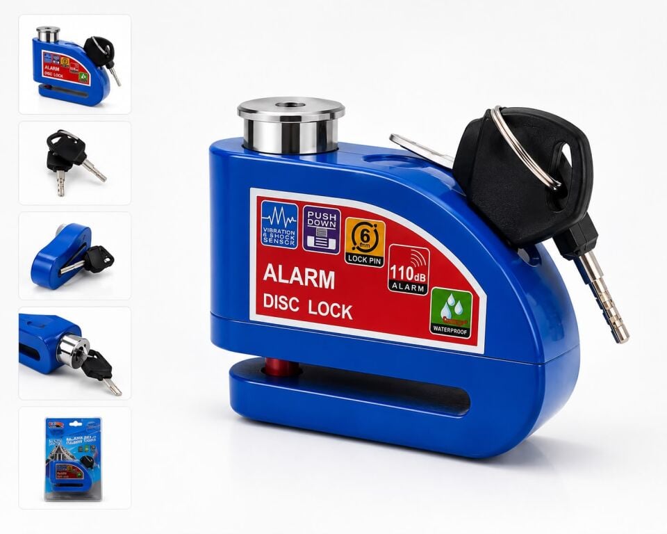 Alarmlı Disk Kilit 110dB MS83305