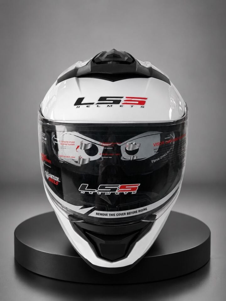 L55 ÇENE AÇILIR ÇİFT  VİZÖRLÜ  MOTOSİKLET KASKI