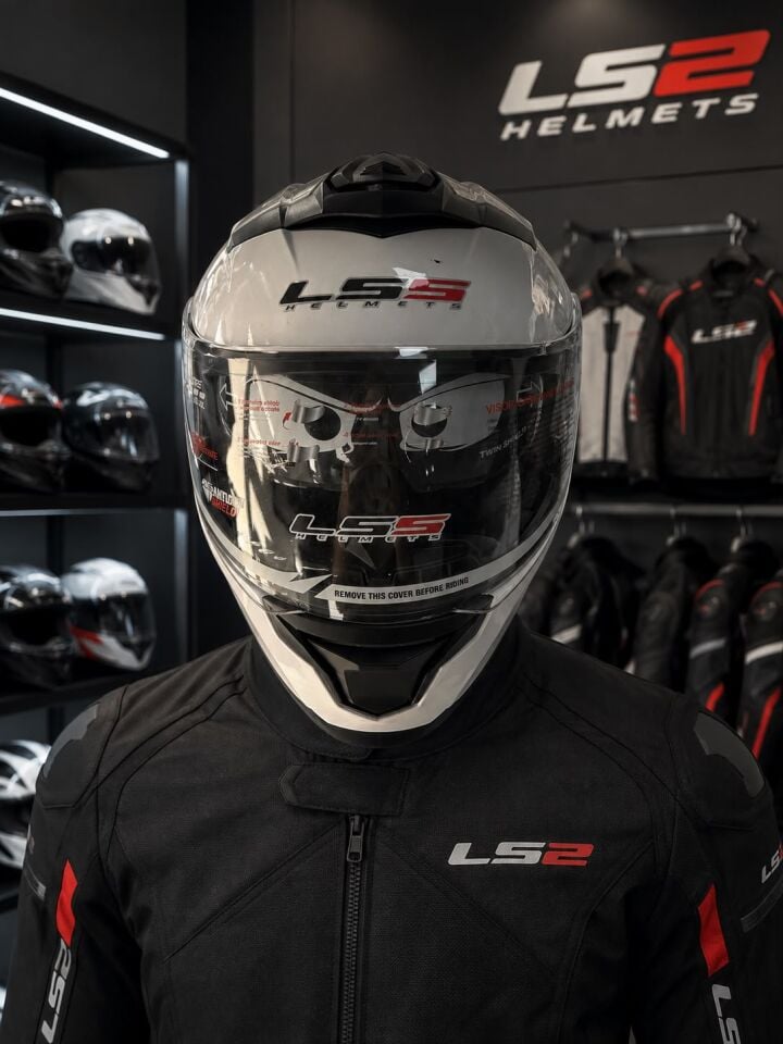 L55 ÇENE AÇILIR ÇİFT  VİZÖRLÜ  MOTOSİKLET KASKI