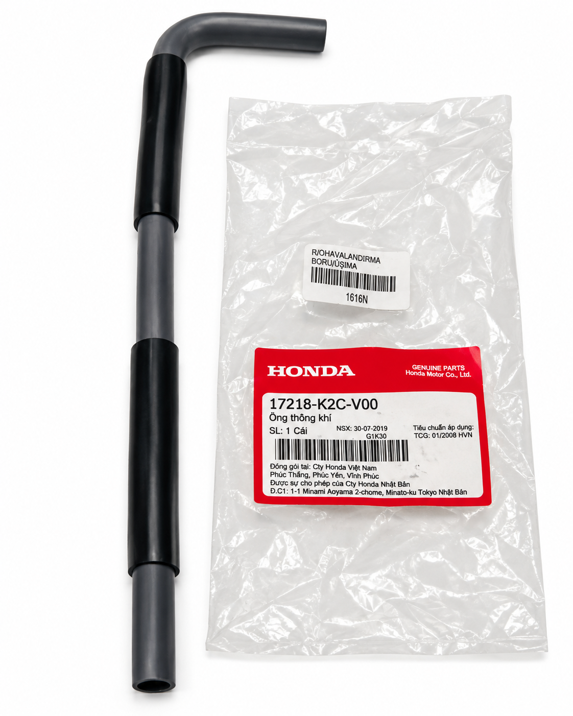 HONDA DİO HAVALANDIRMA HORTUMU ORJİNAL 17218-K2C-V00