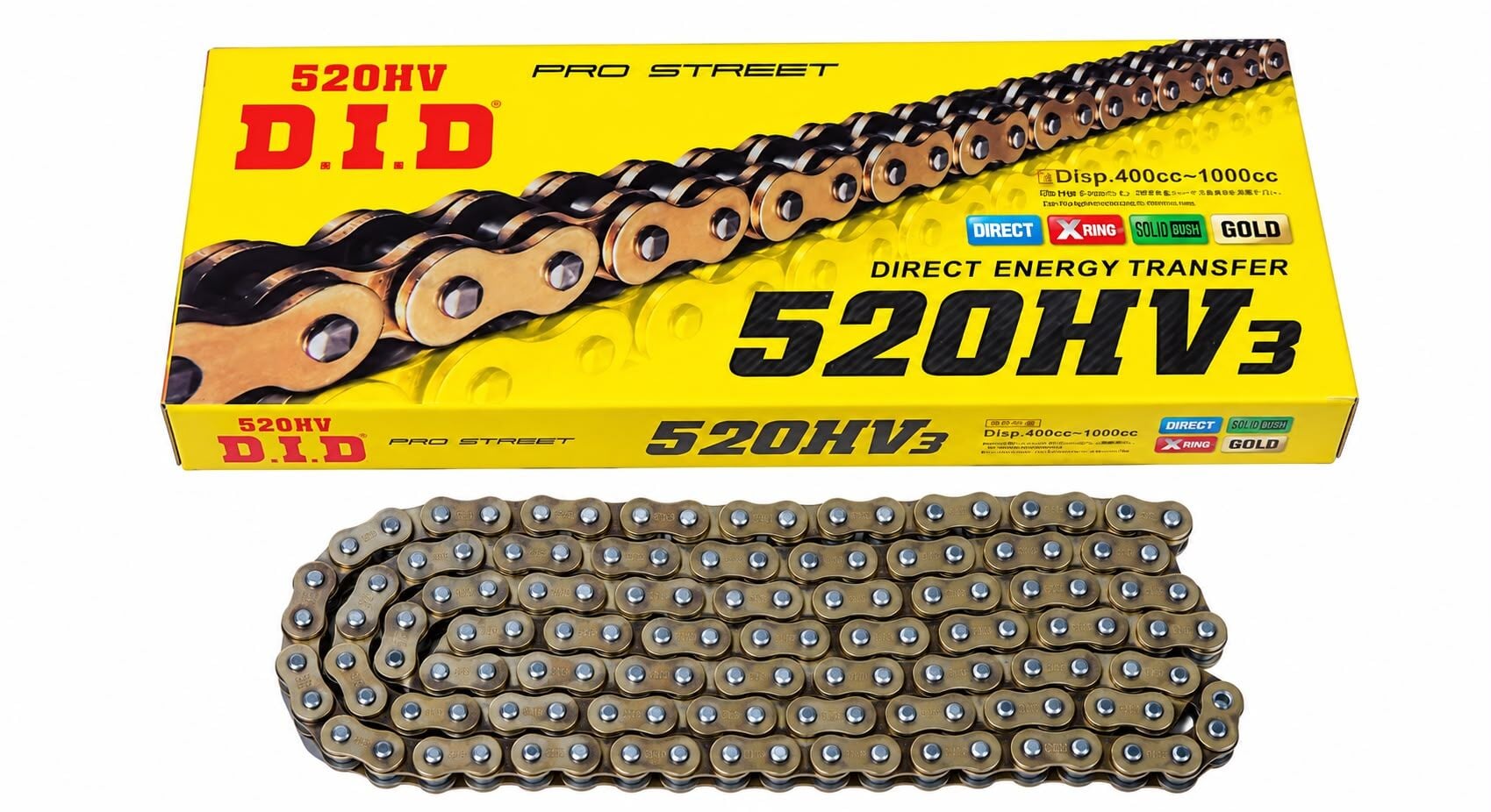 520 ORİNGLİ CROSS 150 200 250 ZİNCİR HO X 128 L DID