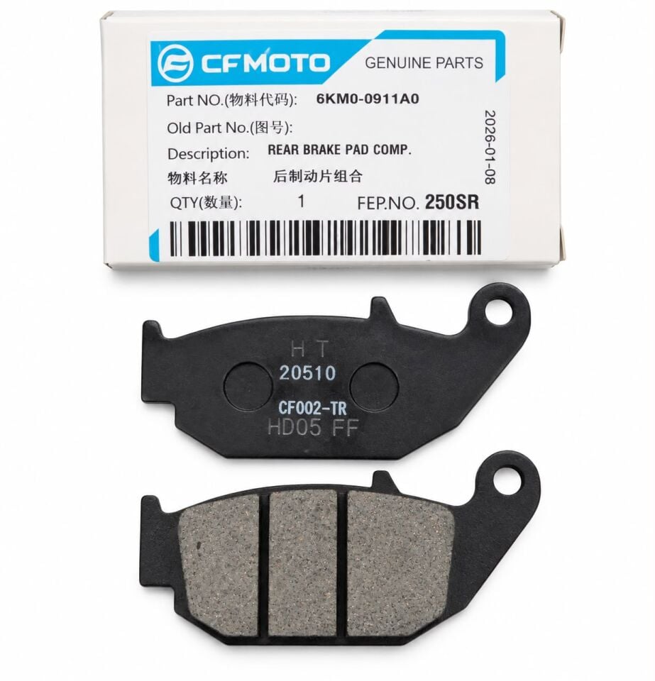CF MOTO ARKA FREN DİSK BALATASI ORJINAL 250 SR