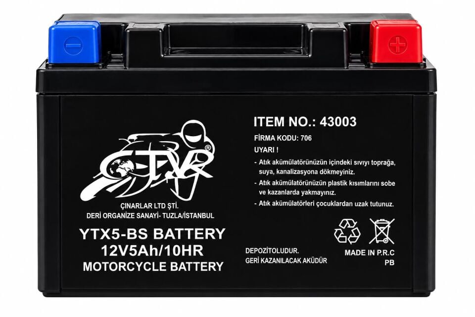 AKÜ YTX5 - BS / 12V5Ah-10HR