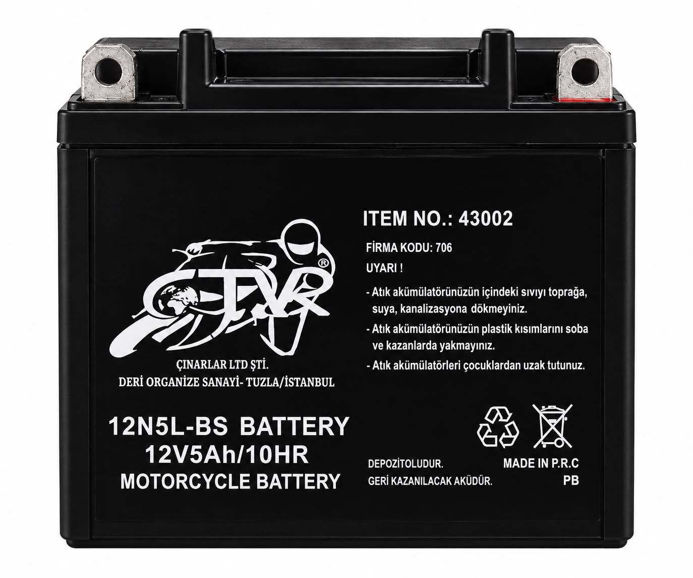 AKÜ 12N5L-BS / 12V5Ah- 10 HR