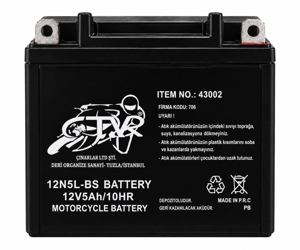 AKÜ 12N5L-BS / 12V5Ah- 10 HR