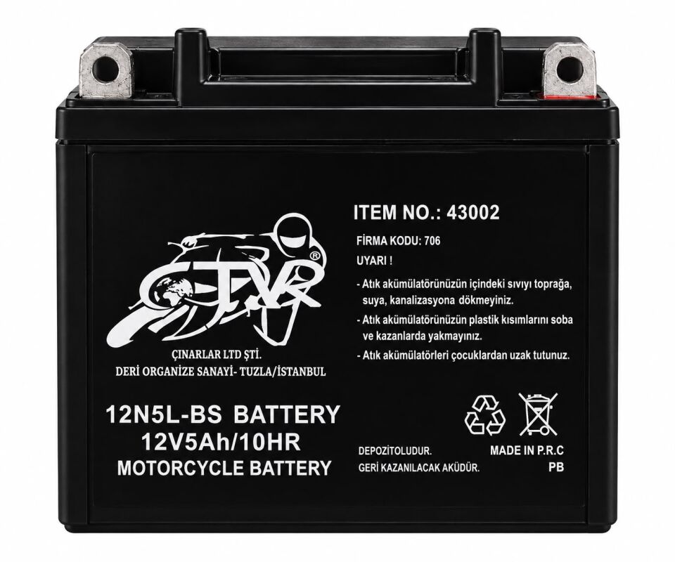 AKÜ 12N5L-BS / 12V5Ah- 10 HR