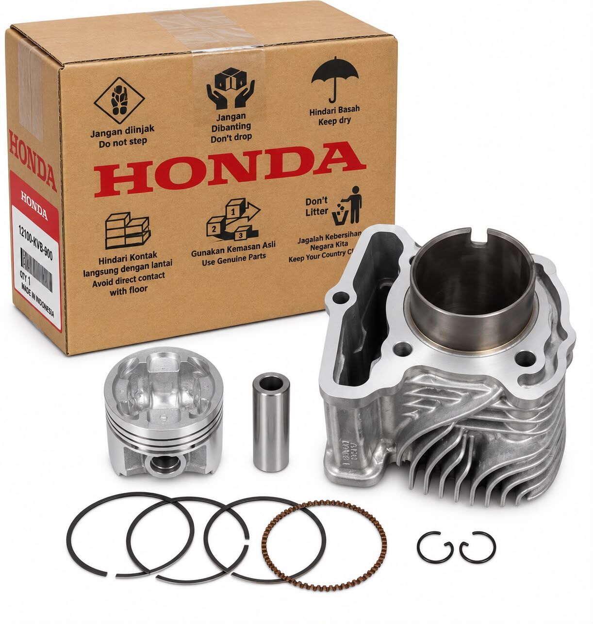 HONDA DİO 110 SİLİNDİR PİSTON  SET ORJINAL 12100-K0J-N00