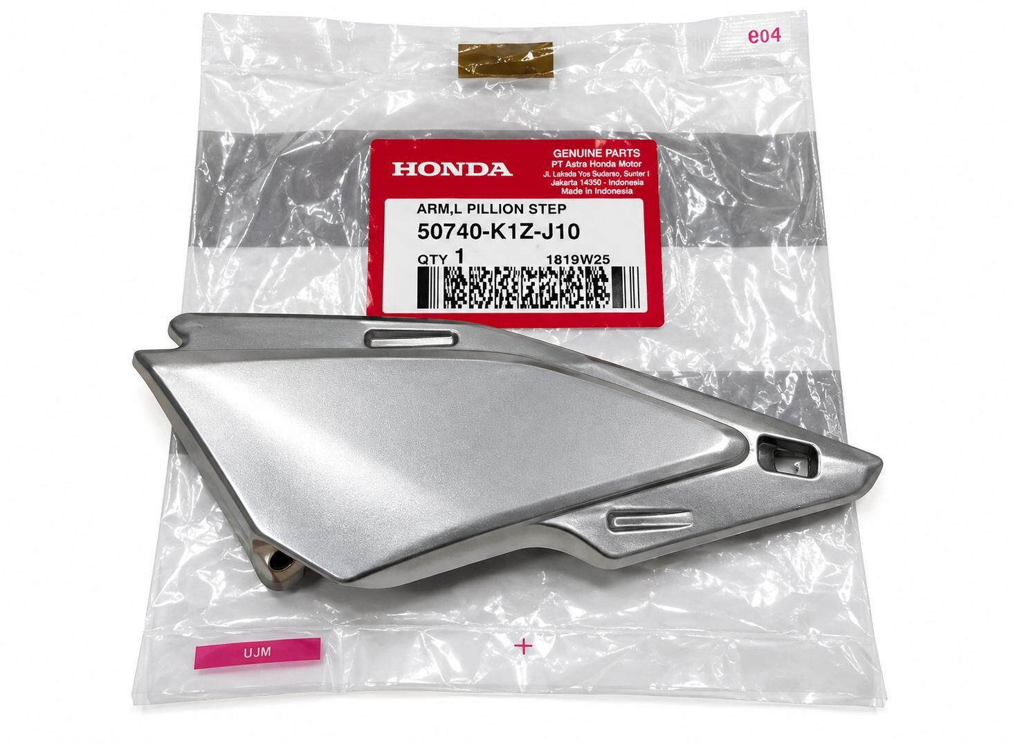 HONDA PCX 125 ARKA BASAMAK BRAKETİ SOL 2020 - 2024 ORJINAL