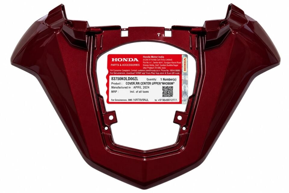HONDA ACTIVA 125 ARKA STOP ÜSTÜ KIRMIZI ORJINAL 83750K0LD00ZL